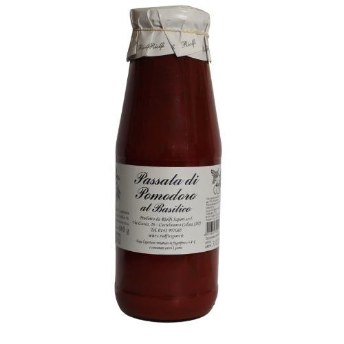 Purée de tomate au basilic